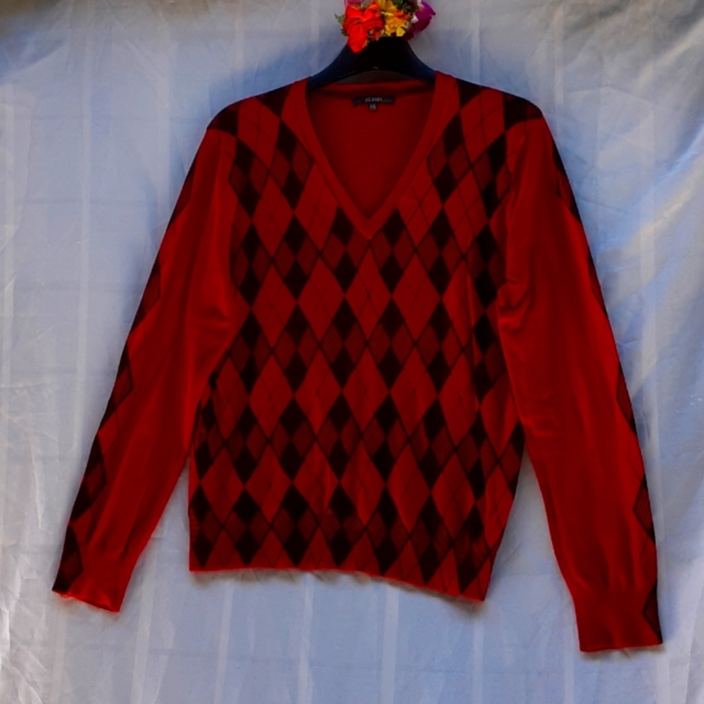 304 J.C.RAGS V-neck Pullover long sleeve for men